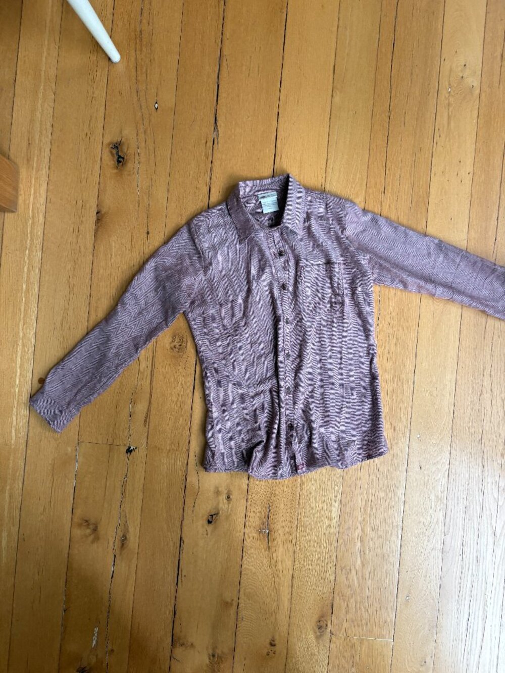 Dickies Women's Size Small Flannel Pink/Purple Shirt- NWOT